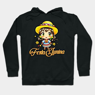 Festa Junina Cute Farm Girl Hoodie